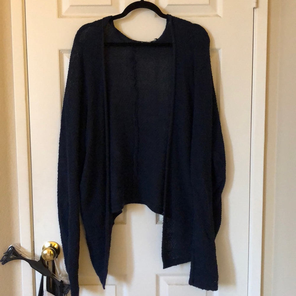BRANDY MELVILLE Oversized Navy Cardigan